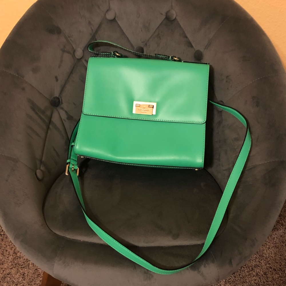 EUC Kate Spade Harwood Place “Bud Green” Handbag